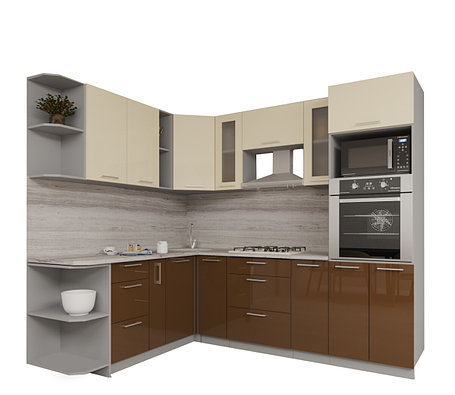 Кухня Мила Глосс 1,88х2,4ВТ, фото 2