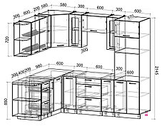 Кухня Мила Глосс 1,88х2,4ВТ, фото 3