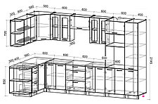 Кухня Мила Глосс 1,68х3,4ВТ, фото 3