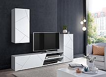 Стенка Прага 6 таксония / ПВХ софт графит, фото 3