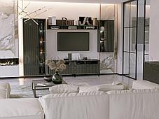 Модульная гостиная Оливия-2 графит - графит софт, фото 2