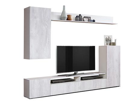 Стенка Прага 3 ЛДСП бетон пайн, фото 2