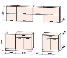 Кухня Мила Глосс 50-26, фото 3