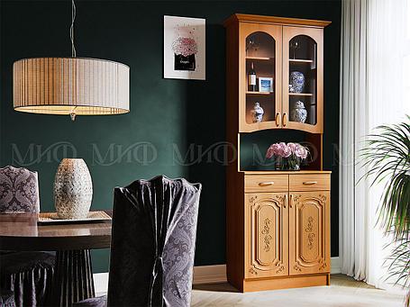 Буфет Лиза 2 створки (белый глянец), фото 2