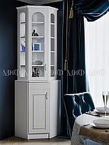 Буфет Констанция угловой белый матовый-джинс, фото 2