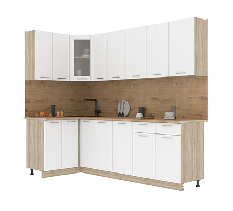 Угловая кухня Мила Стандарт 1,2х2,5 м, фото 2