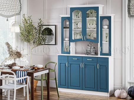 Буфет Констанция 4 створки джинс, фото 2