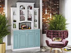 Буфет Констанция 4 створки джинс, фото 3