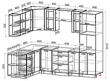 Угловая кухня Мила Стандарт 1,88х2,6ВТ, фото 3