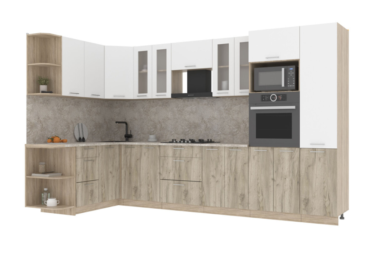 Угловая кухня Мила Стандарт 1,68х3,4ВТ