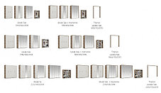 Шкаф Джулия 5 дверей - 3 зеркала с порталом, фото 3