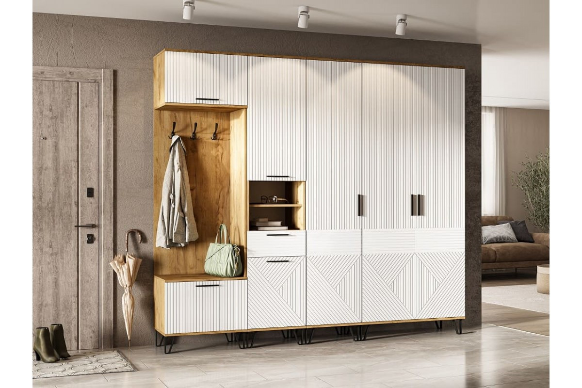 Прихожая Флэш 4 белая