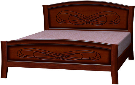 Кровать Карина 16 массив 160х200, фото 2