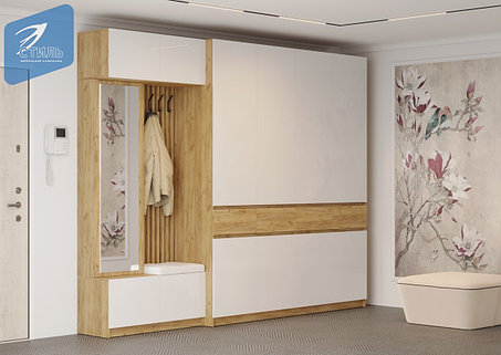 Прихожая Бостон МДФ со шкафом 3 дв., фото 2