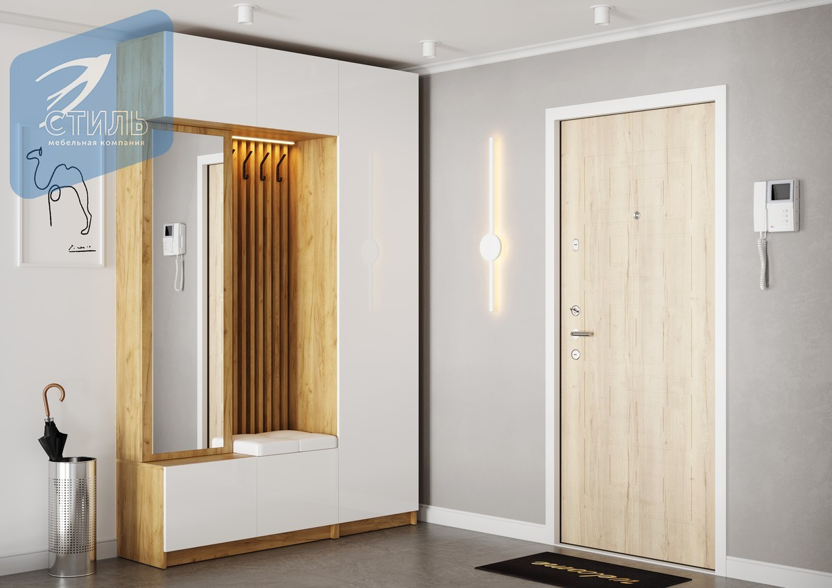 Прихожая Бостон МДФ с пеналом