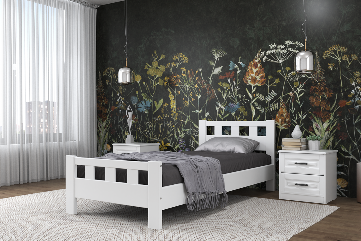 Кровать Вероника 2 массив 90х200