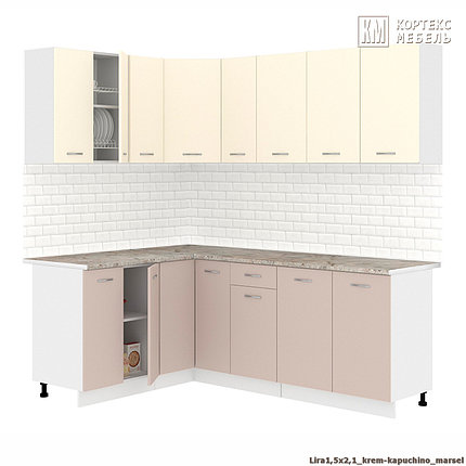 Угловая кухня Корнелия Лира 1,5х2,1 м, фото 2