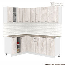 Угловая кухня Корнелия Лира 1,5х2,1 м, фото 3