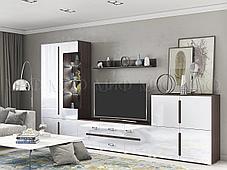 Модульная гостиная Ким 2 сонома/бетон графит, фото 2