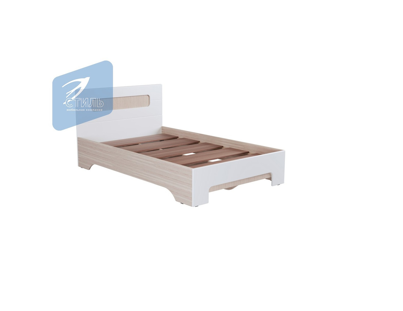 Кровать 1,2м КР-002 Палермо с настилом