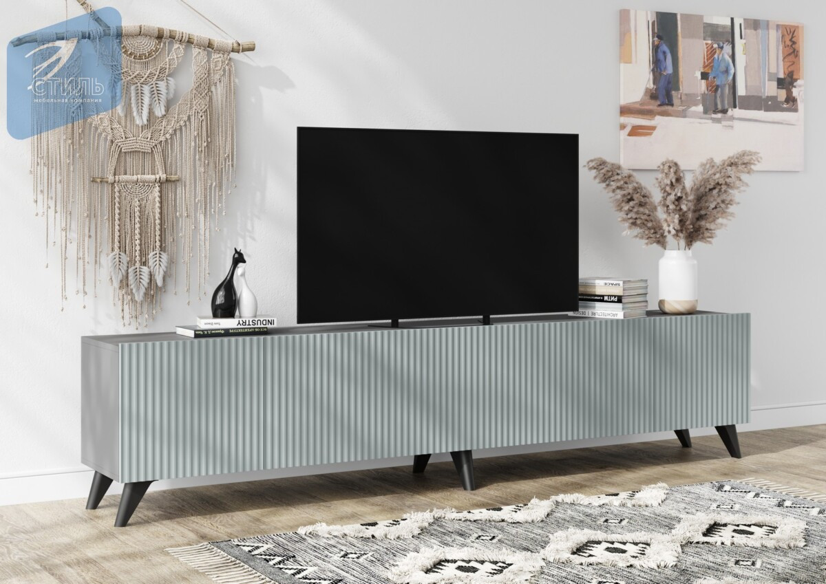 Тумба под телевизор Сканди на ножках