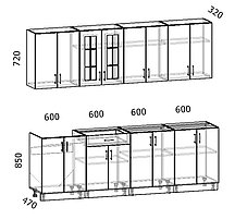 Кухня Бостон 18 (2,4м), фото 2