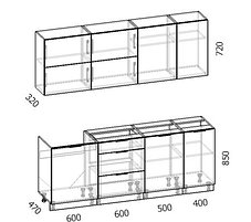 Кухня Mix Top 36 (2,1м), фото 2