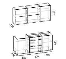 Кухня Mix Top 33 (1,7м), фото 2
