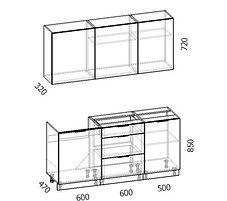 Кухня Mix Top 3 (1,7м), фото 2