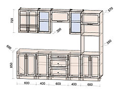 Кухня Мила Тренд 2,6В, фото 2