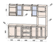 Кухня Мила Тренд 2,5В, фото 2