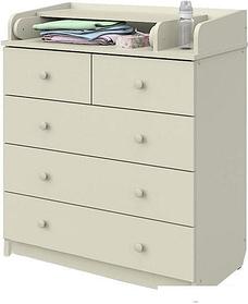 Детский комод Атон Мебель Сириус-2 805 (слоновая кость)