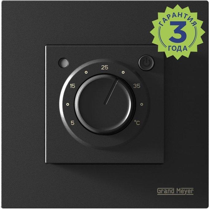 Терморегулятор теплого пола Grand Meyer MST-9n, черный