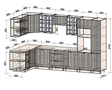 Угловая кухня Мила Берес 1,68х3,4, фото 2