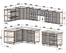 Угловая кухня Мила Берес 1,7х3,3, фото 2