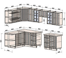 Угловая кухня Мила Берес 1,7х2,9, фото 2