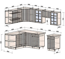 Угловая кухня Мила Берес 1,7х2,6, фото 2