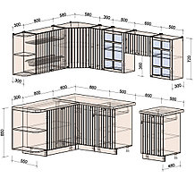 Угловая кухня Мила Берес 1,7х2,5, фото 2