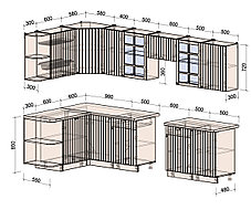 Угловая кухня Мила Берес 1,5х3,1, фото 2