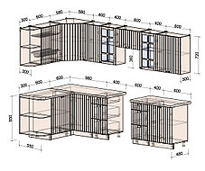 Угловая кухня Мила Берес 1,5х3,0, фото 2