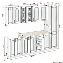 Кухня Корнелия Ретро 2,4 м, фото 2