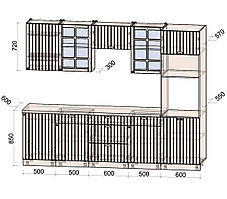Кухня Мила Берес 2,7В, фото 2
