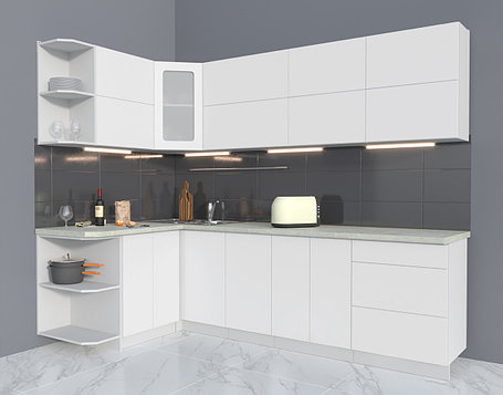 Угловая кухня Мила Матте 1,5х2,6А, фото 2