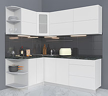 Угловая кухня Мила Матте 1,5х2,1А, фото 2