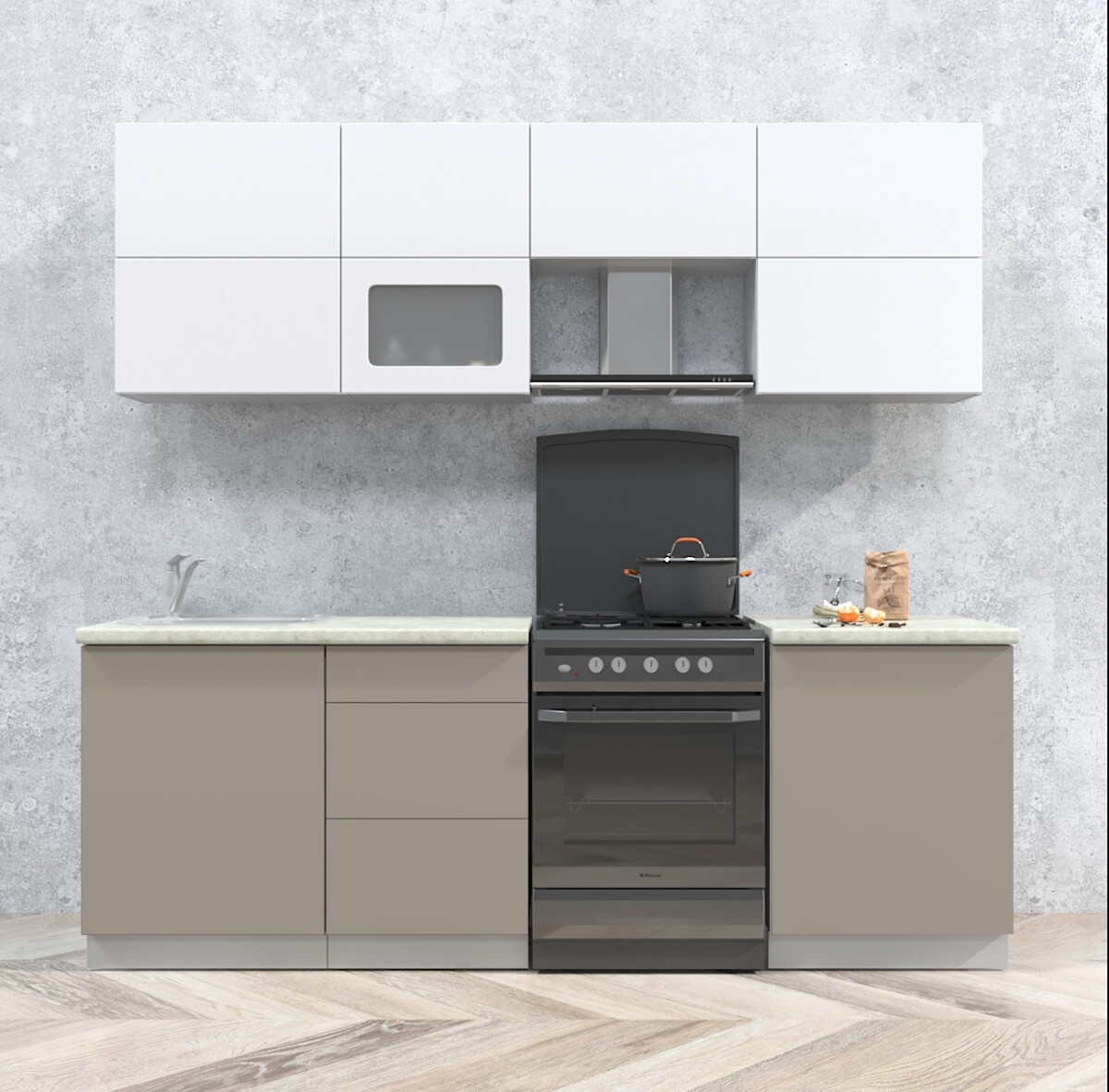 Кухня Мила Матте 2,3Б