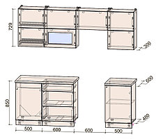 Кухня Мила Матте 2,2Б, фото 2