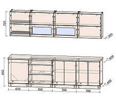 Кухня Мила Матте 2,7А, фото 2