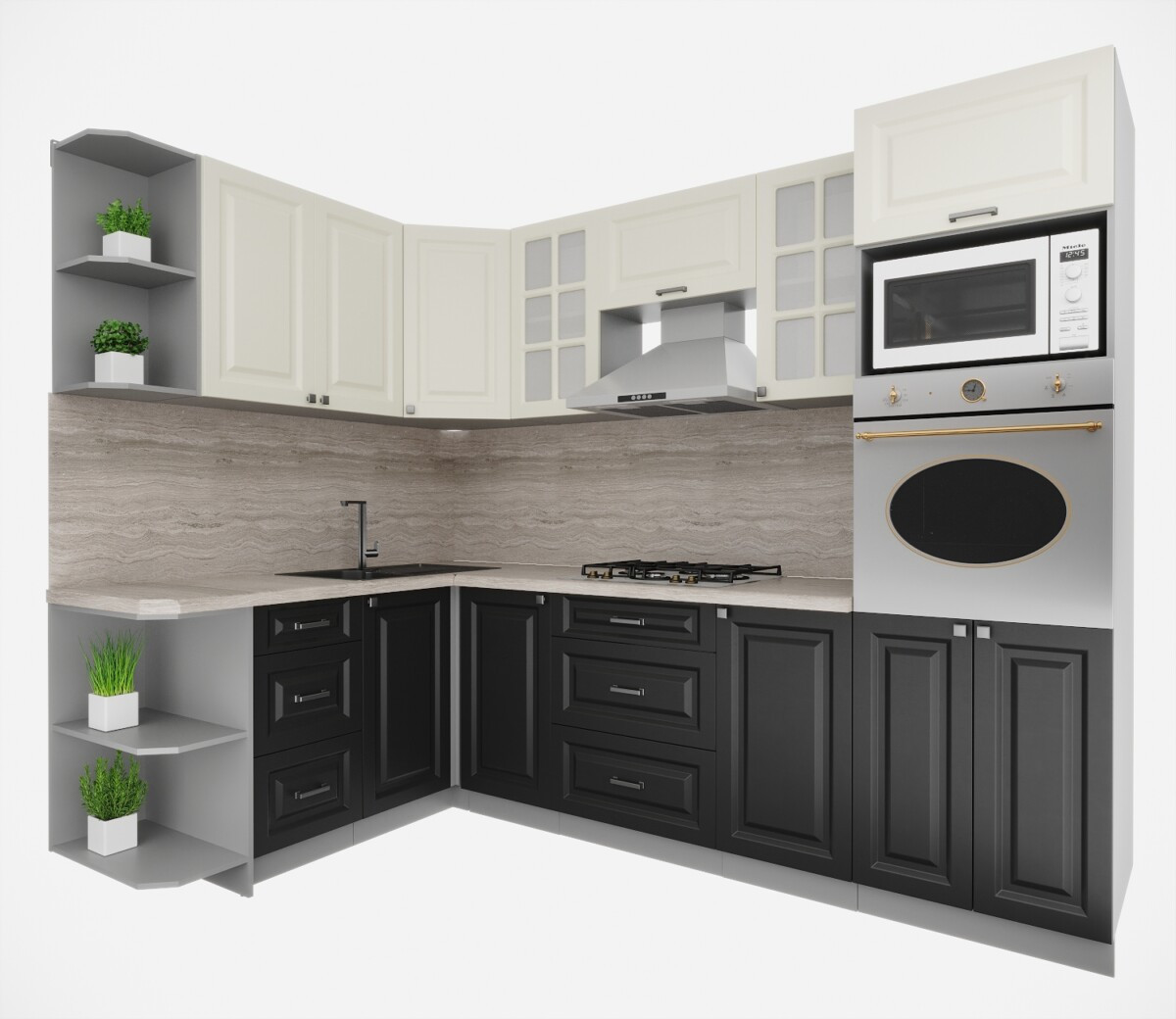 Угловая кухня Мила Деко 1,68х2,6