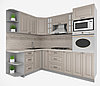 Угловая кухня Мила Деко 1,68х2,4, фото 6