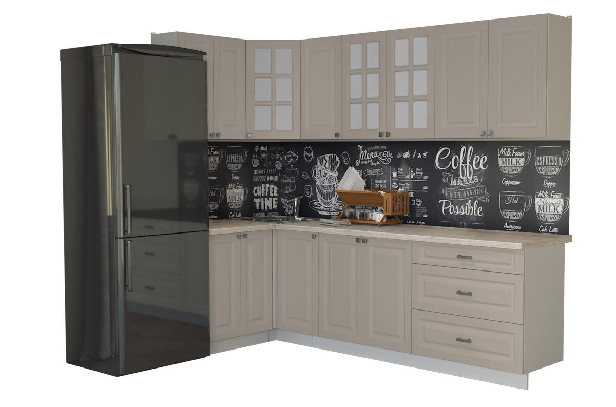 Угловая кухня Мила Деко 1,2х2,6 м